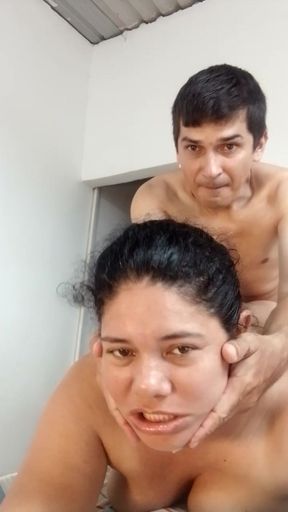 Hairpulling skinny bondage deepthroat