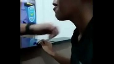 Young Latina wife gets naughty at barracks reception
