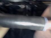 First look at my homemade auto-stroke "machine" as I have a smoke