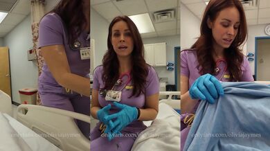 The Wrong Pill makes the redhead nurse beg for a creampie