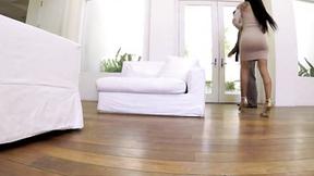 ”Lonely Dad Seduces Big Breasted Brunette Babysitter Amia Miley - hd porn”