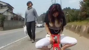 Riko Tachibana Shows Off Her Skills in Public Masturbation JAV Scene