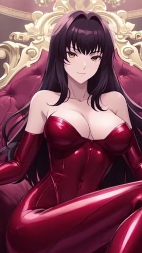 Iconic moment from &quot;Your Devotion Fuels Me with Goddess Ambra (Version Anime)&quot;