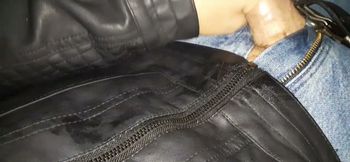 Solo edging on new leather