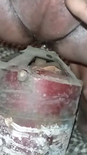 Spectacular moment from &quot;Village ke bhaiya ne gand me fan ka sapt ghusa ke sex kiya hot sexy video&quot;
