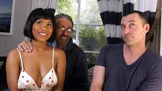 Older and Younger Men Share Eager Partner in Intense Double Penetration Scene