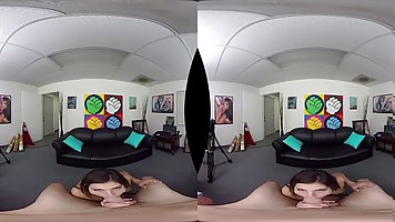Sexy brunette Leah Gotti gets pounded POV