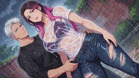 Wet T Shirt Stories #1: Soaked Denim Confession