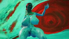 Realistic 3D - Striptease - RTX 60 FPS - Physics - White Robot Sex Doll - Big Ass &amp; Tits