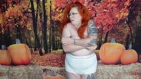 ENF in the Pumpkin Patch with Curvy Redhead! MP4 720