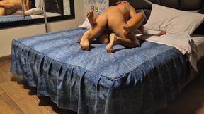 Big Ass Stepdaughter Gets Caught and Her Perverted Stepdad Sucks and Fucks Her Pussy