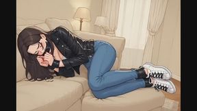 Bondage Confessions #351B: Bound in Denim Desire (Animated)