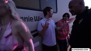 Police Control - Busting A Sex Party With Gal Ritchie Kenzie Taylor