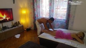 behind the scenes of hot massage and fuck with sharon white