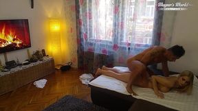 behind the scenes of hot massage and fuck with sharon white