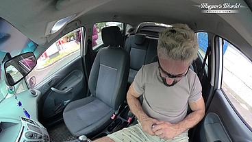 Hairy Christina Santes Banging In The Car