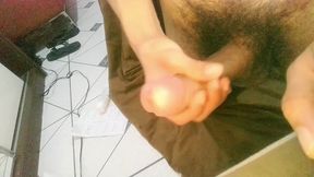 Naughty Hairy Guy Giving a Show of Exhibitionism