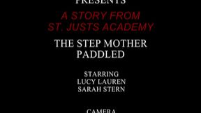 Wicked MILF step mother enjoys hard paddling on bare bottom at school