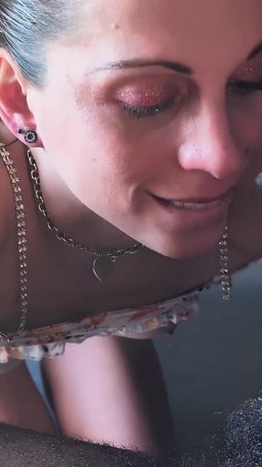 Skinny Trans Slut BBC Suck