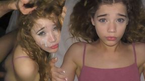 Birthday surprise: Slut rides huge cock in doggy style