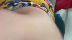 Lightskin beauty takes gigantic cock in tight pussy