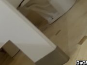 Sneaky sex in public building