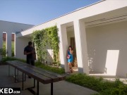 BLACKED Stunning May is tempted by her teacher's huge BBC