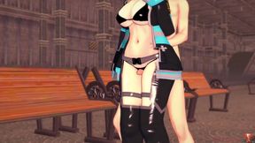 Fiery Servicing Unleashes a Hot Stream When This Smokin&#039; Cosplayer Takes Control
