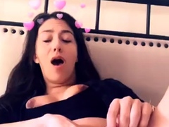 Blonde tight pussy babe has solo toy fun
