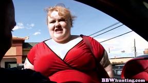 ”Skinny fucker ravishes heavy blonde”