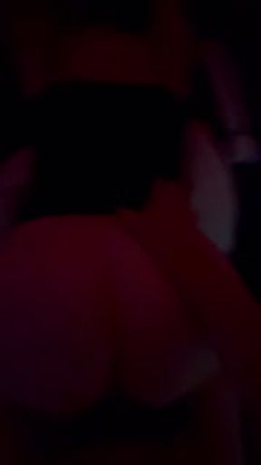 Redhead takes rough backshots from big dick POV