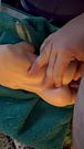 FTM fucks his sex doll with a toy between legs POV