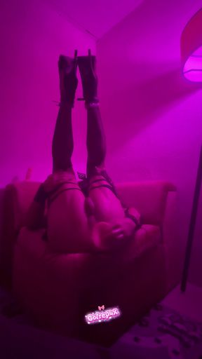 Anal dildo gape sissy