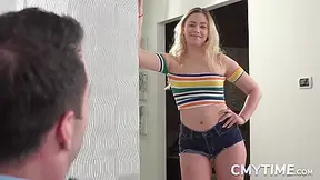 Blonde Cutie Fucked In Before Facial