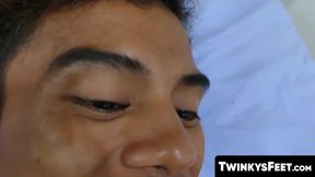 TwinkysFeet.com - Young Asian couple worshiping feet and anal barebacking and shoot t