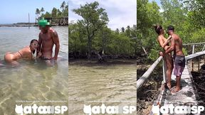 que lugar maravilhoso e eu nao tive duvidas, chupei o nativo ali na piscininha natural