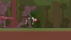 Pixel Baddy Gets Bred And Mind Broke By Huge Orc Cock - Car Toon