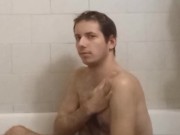 Gergely Molnar - Sensual bath alone after dinner