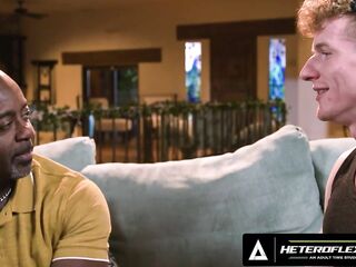 HETEROFLEXIBLE - Max Lorde Confesses Feelings & Begs DILF Neighbor Aaron Trainer To Screw His Ass