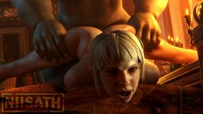 Sera - Skyhold´s Concubine Missadventures - [day 2] Fresh Elven Meat For Iron Bull