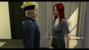 Boruto Fucks Visiting Milf Karin While Naruto Watches Helplessly