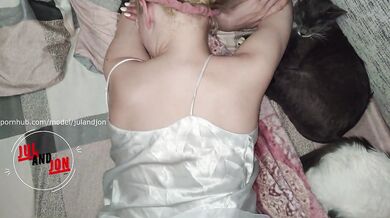 Big dick rips tantalizing blonde stepsister with vibrator DP 1080p60fps