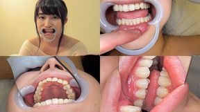 Yuri - Watching Inside mouth of Japanese enchanting girl BITE-47-1 - wmv