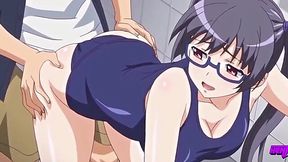 Lustful lucky guy is having fun with the pussies of her classmates in a hot hentai.
