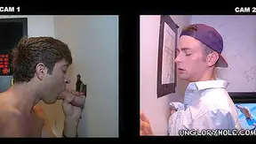 Matthew Singer Dominates Michael Dora with Fiery Blowjob Passion – Exclusive Scene