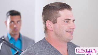 Cock Crazy Chanel Camryn wins dating game & stepbro's dick turns into full orgy
