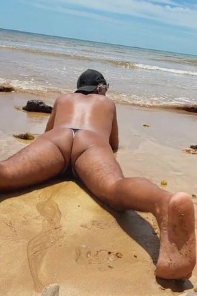 Ladysilva Naughty Slut on the Beach Wanting to Roll in the Ass