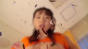 Tiny Guy’s Thick Rod Stretches Busty J-Wife While Cuckold Husband Jerks Off Watching