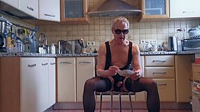 Behind The Scenes Sissy Slut Morning Breakfast - Nylonlingerie Studio