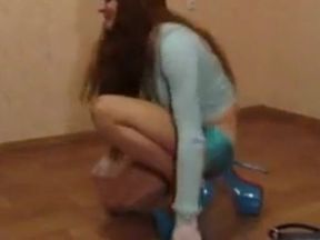 Blue Heels Crossdresser Webcam Show